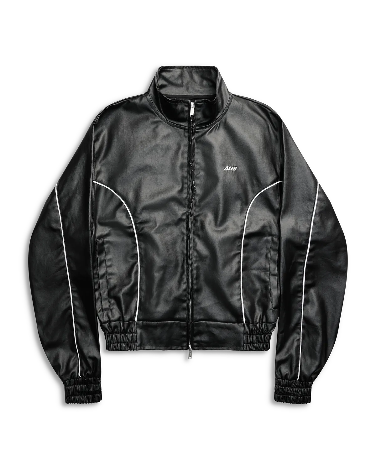 Alis Hristo Tony Fit track top glossy black coated