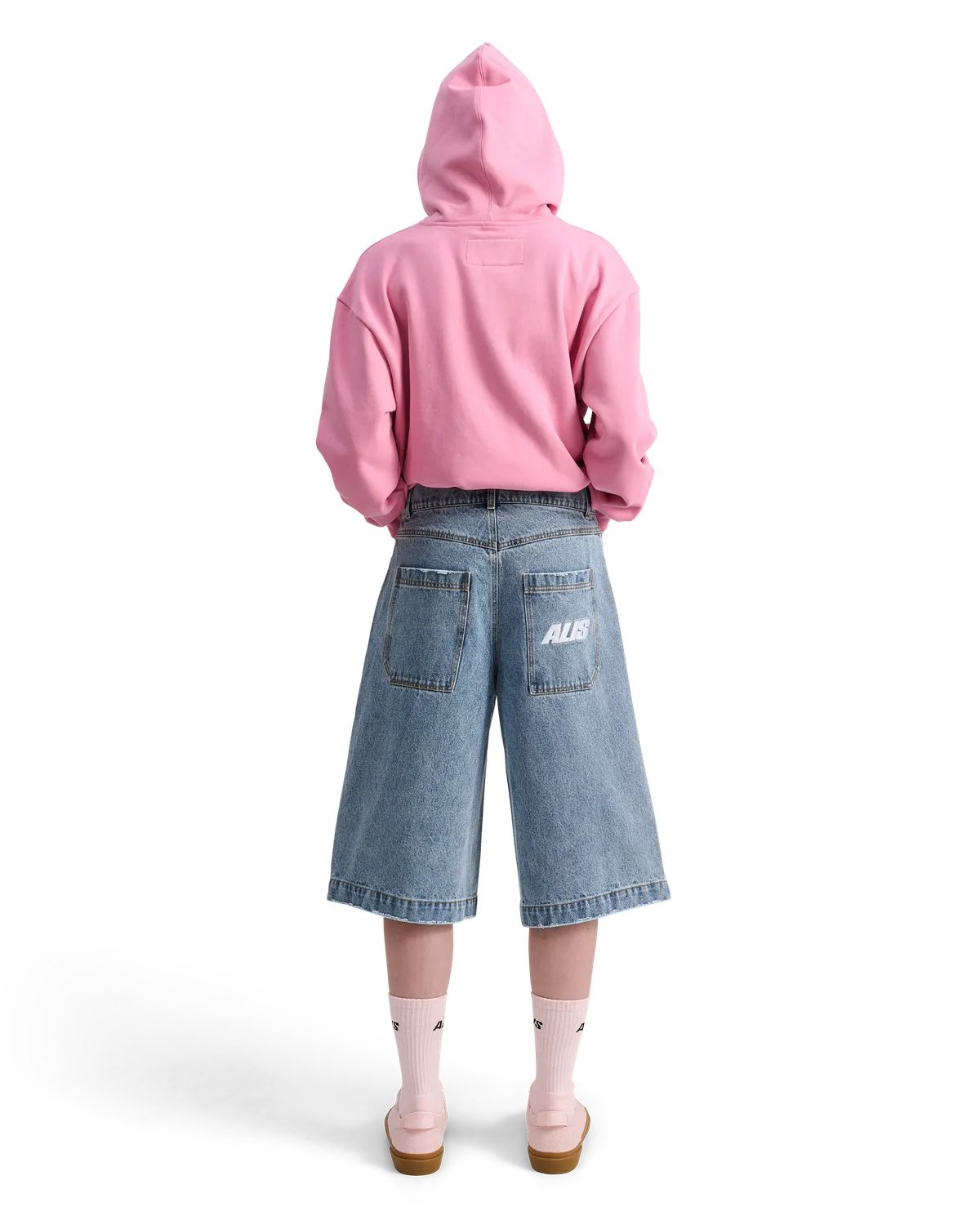 Alis Chaz denimshorts lyseblå vide vask