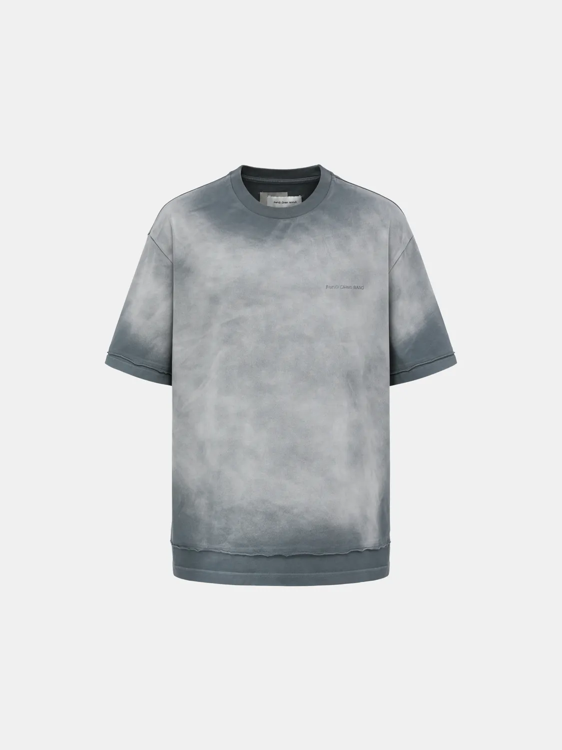 Feng Chen Wang 2 in 1 washed t-shirt grå
