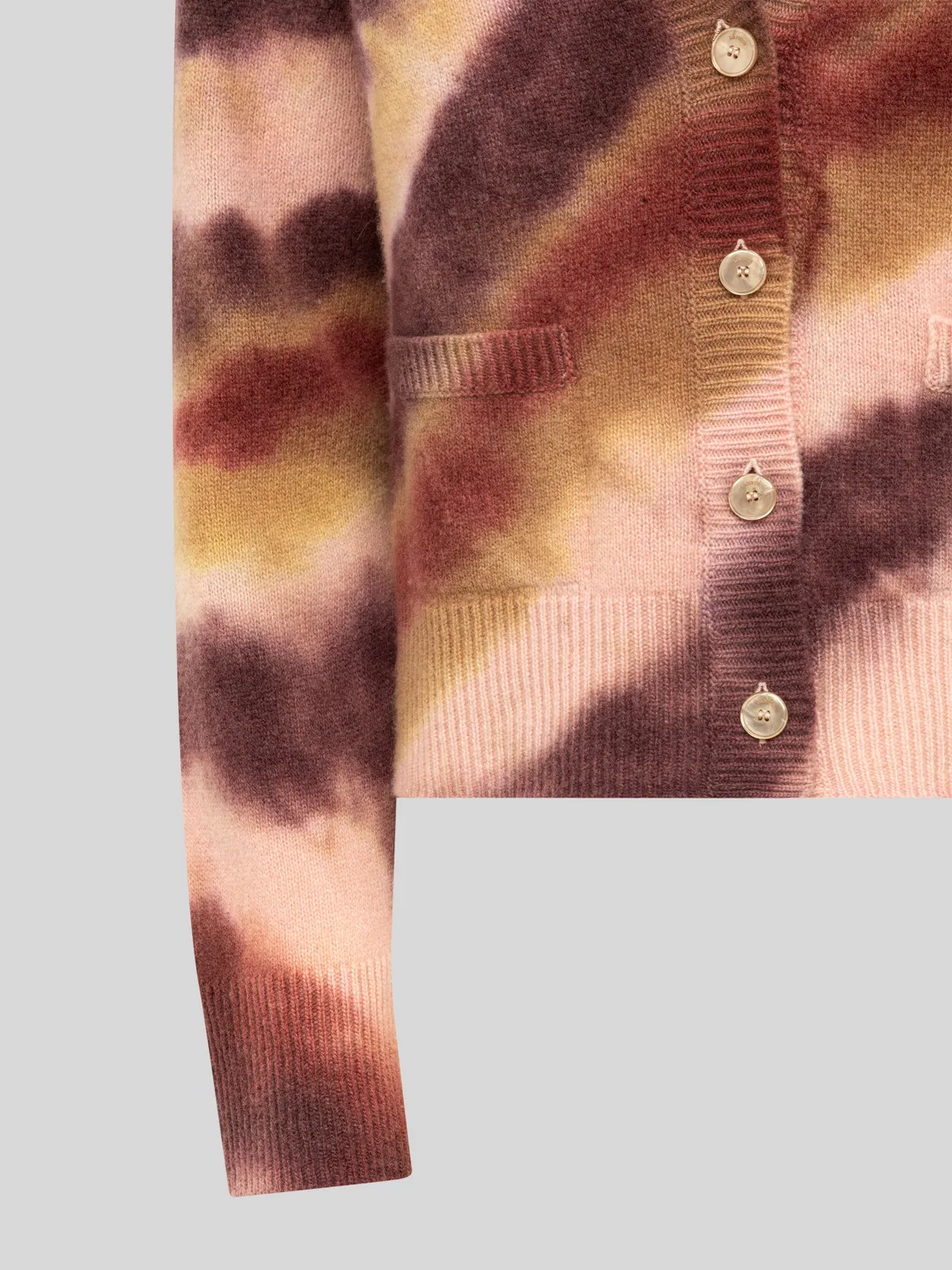 Laneus Slim Fit cardigan multicolor uld cashmere