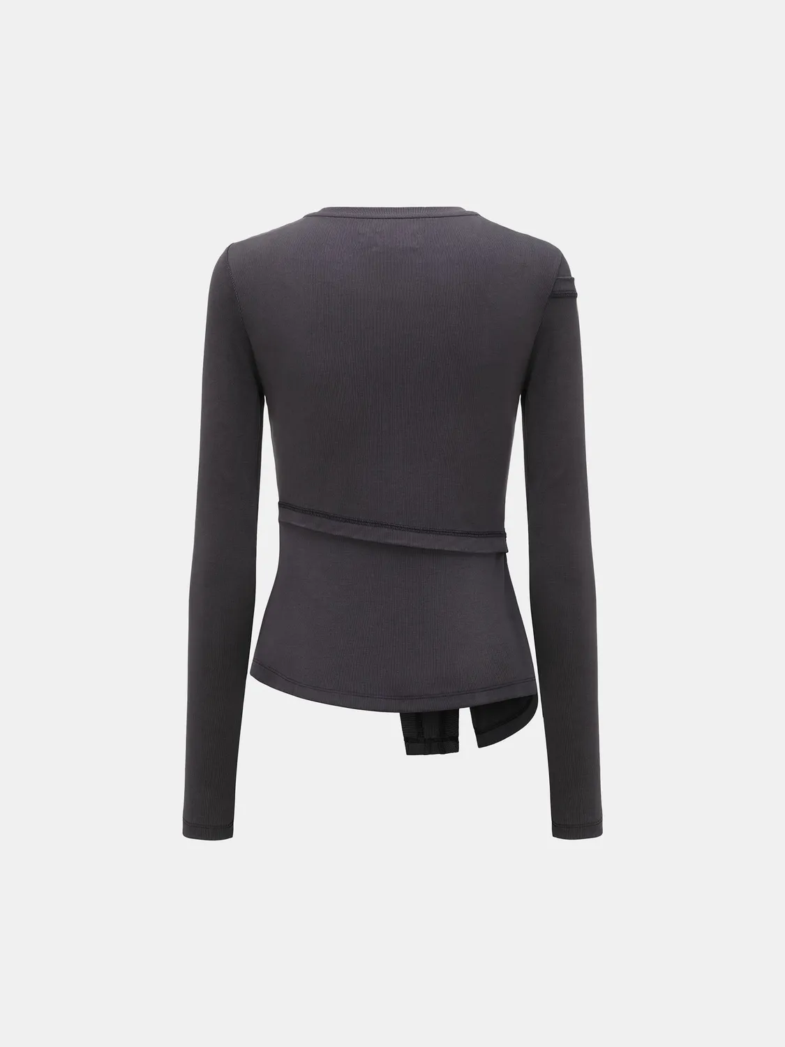 Feng Chen Wang 2-in-1 base layer top mørkegrå slim-fit