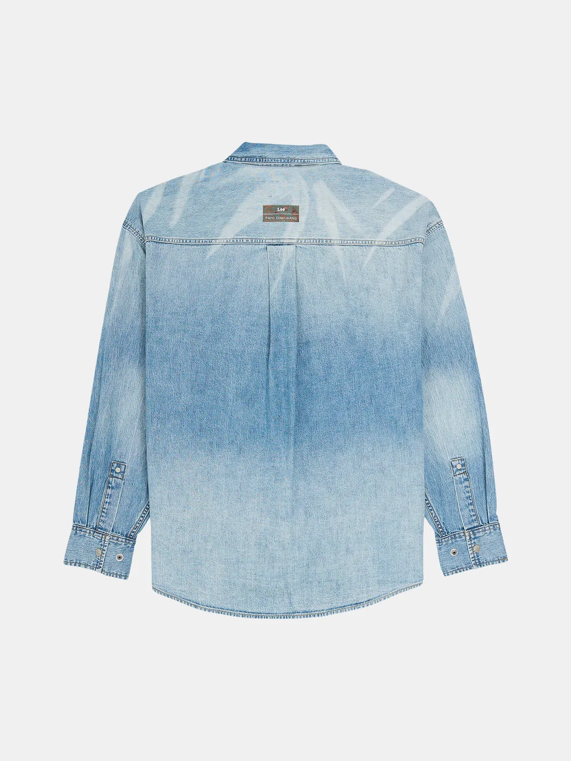 Lee x Feng Chen Wang denimskjorte herre langærmet