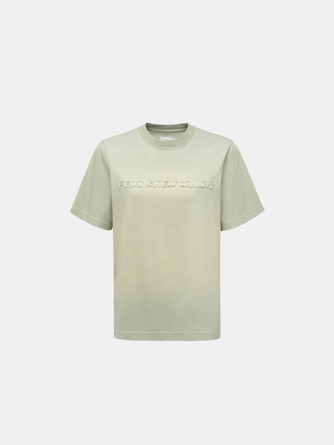 Feng Chen Wang Tie-Dye Logo t-shirt unisex bomuld
