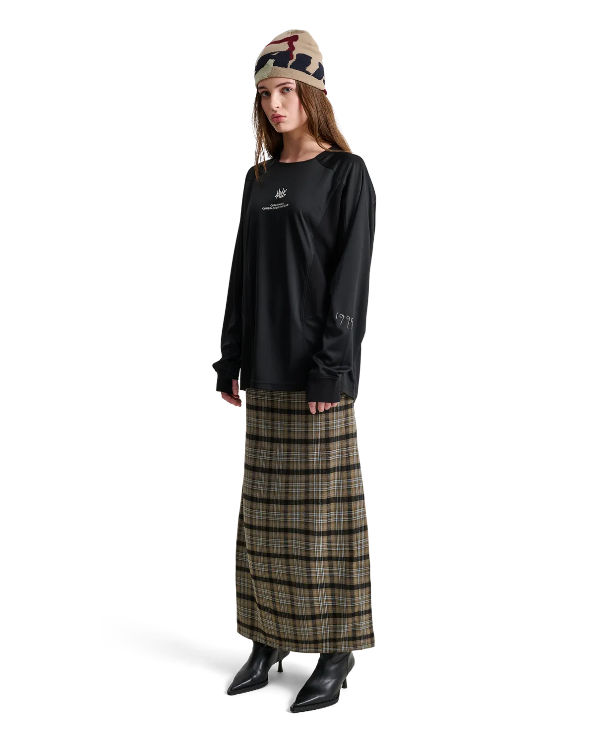 Alis Nikola langærmet trøje black polyester