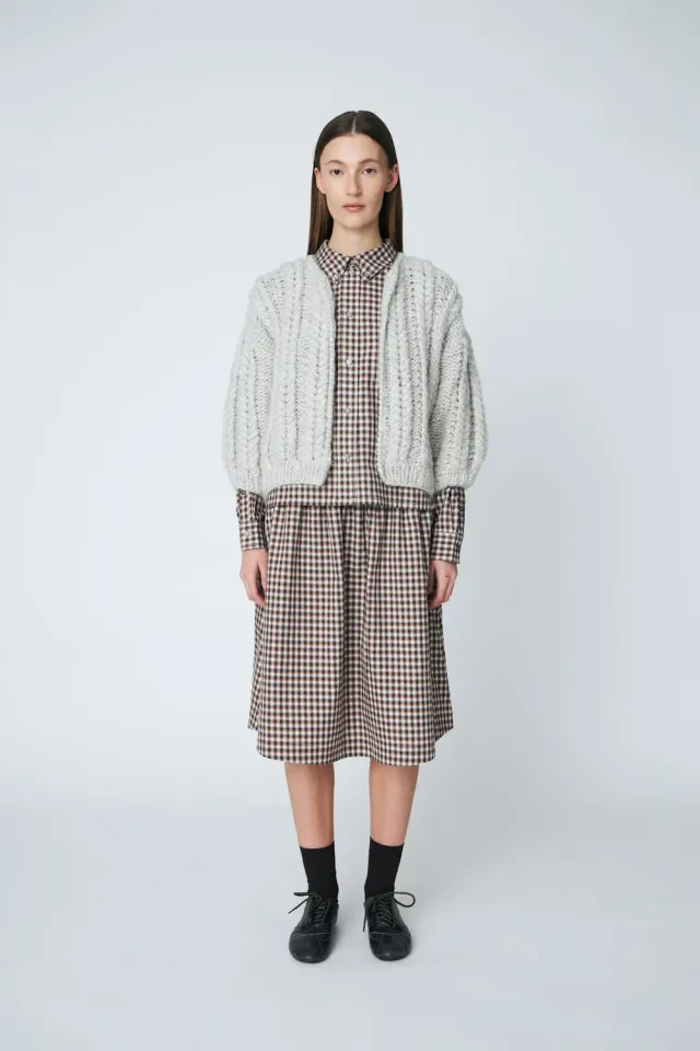 DAWNXDARE Annie cardigan strikcardigan vaporous fletstrik