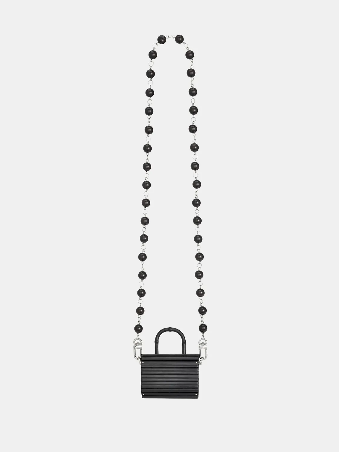 Feng Chen Wang Bamboo Small Flap taske sort bead
