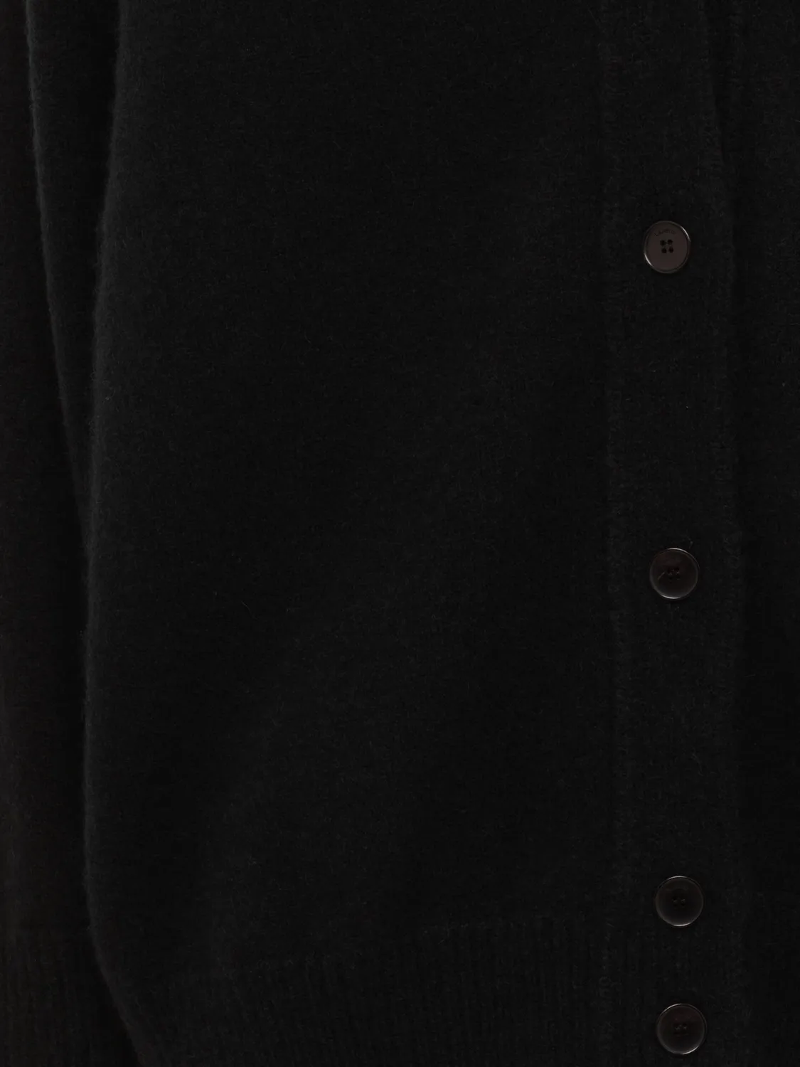 Laneus Cashmere and Silk cardigan sort let uld