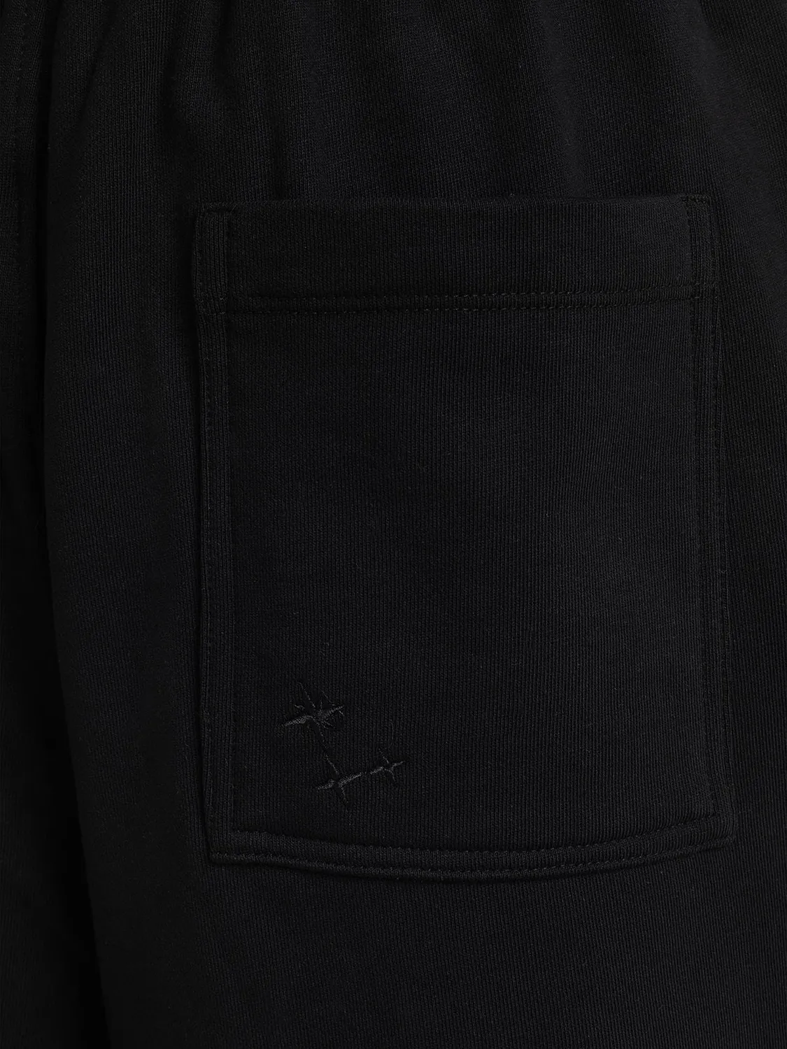 Laneus Cotton Sweat bermudashorts sort bomuld