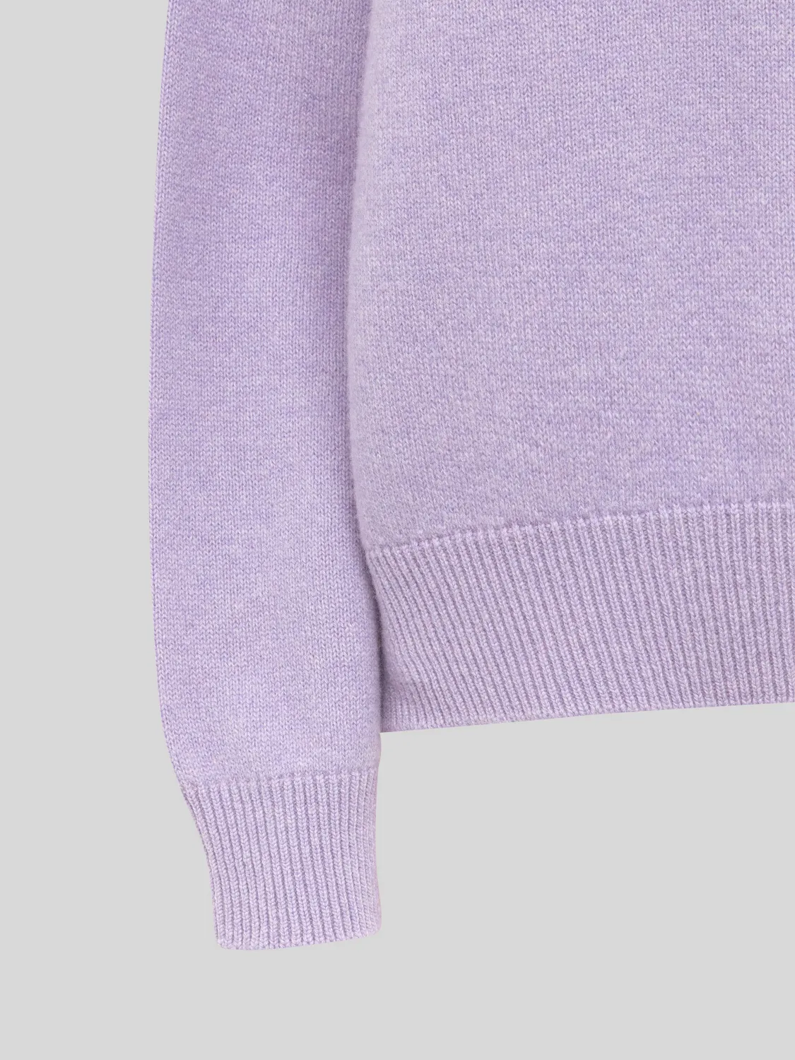 Laneus Boxy Turtleneck rullekrave wisteria uld