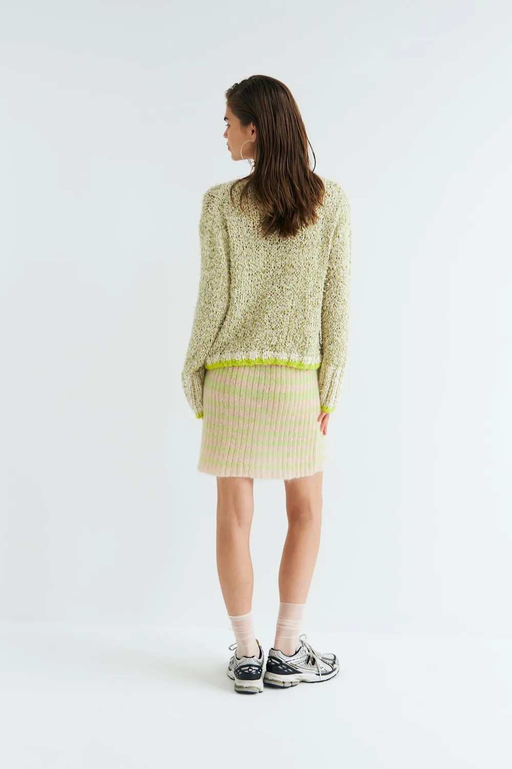 DAWNXDARE STARLETTE 118 Absinth mohair nederdel