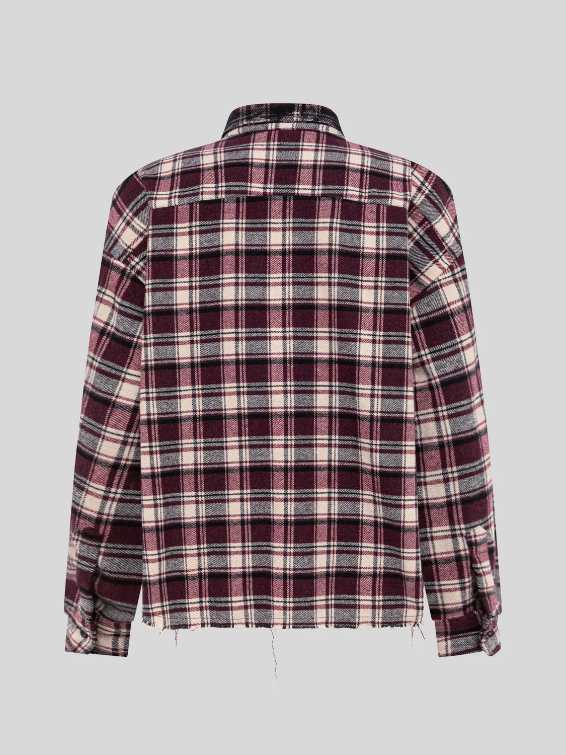 Laneus Oversize Check Flannel skjorte fico tern
