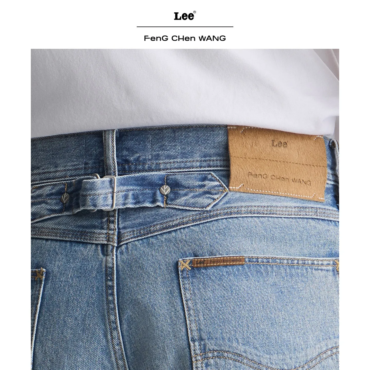 Lee x Feng Chen Wang Men Jeans denim str 29-33