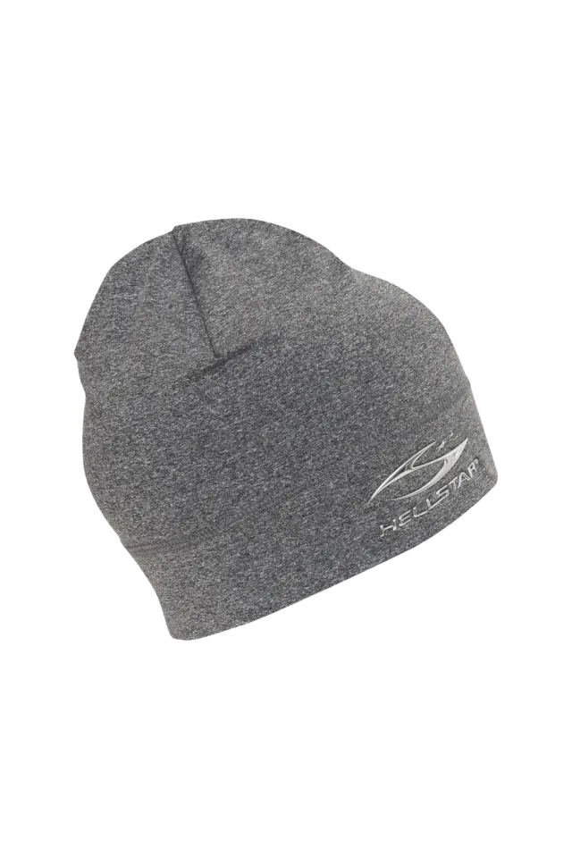 Hellstar Skull Cap hue grå OS krom logo