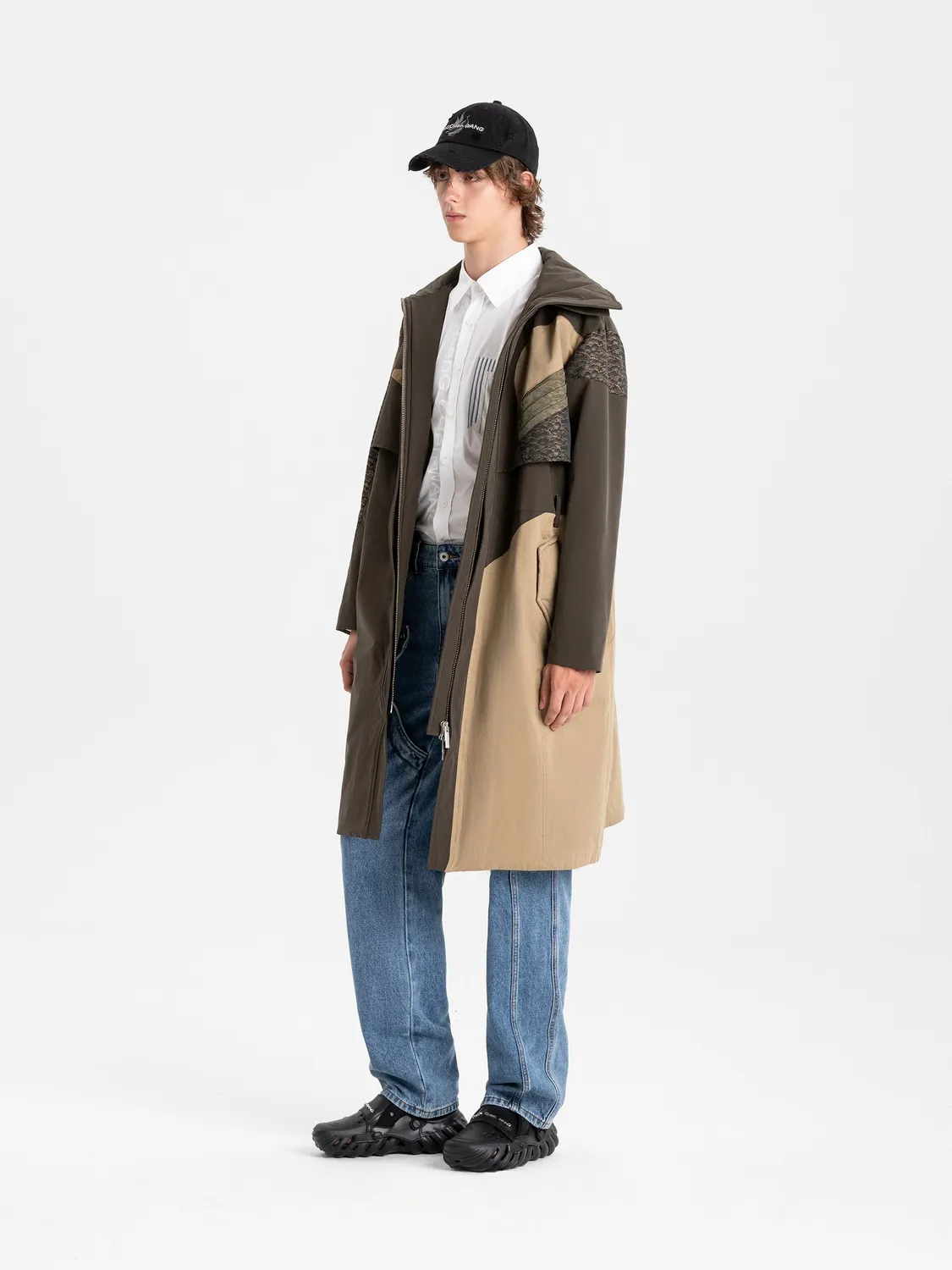 Feng Chen Wang Quilted Panel frakke XS-L quiltet