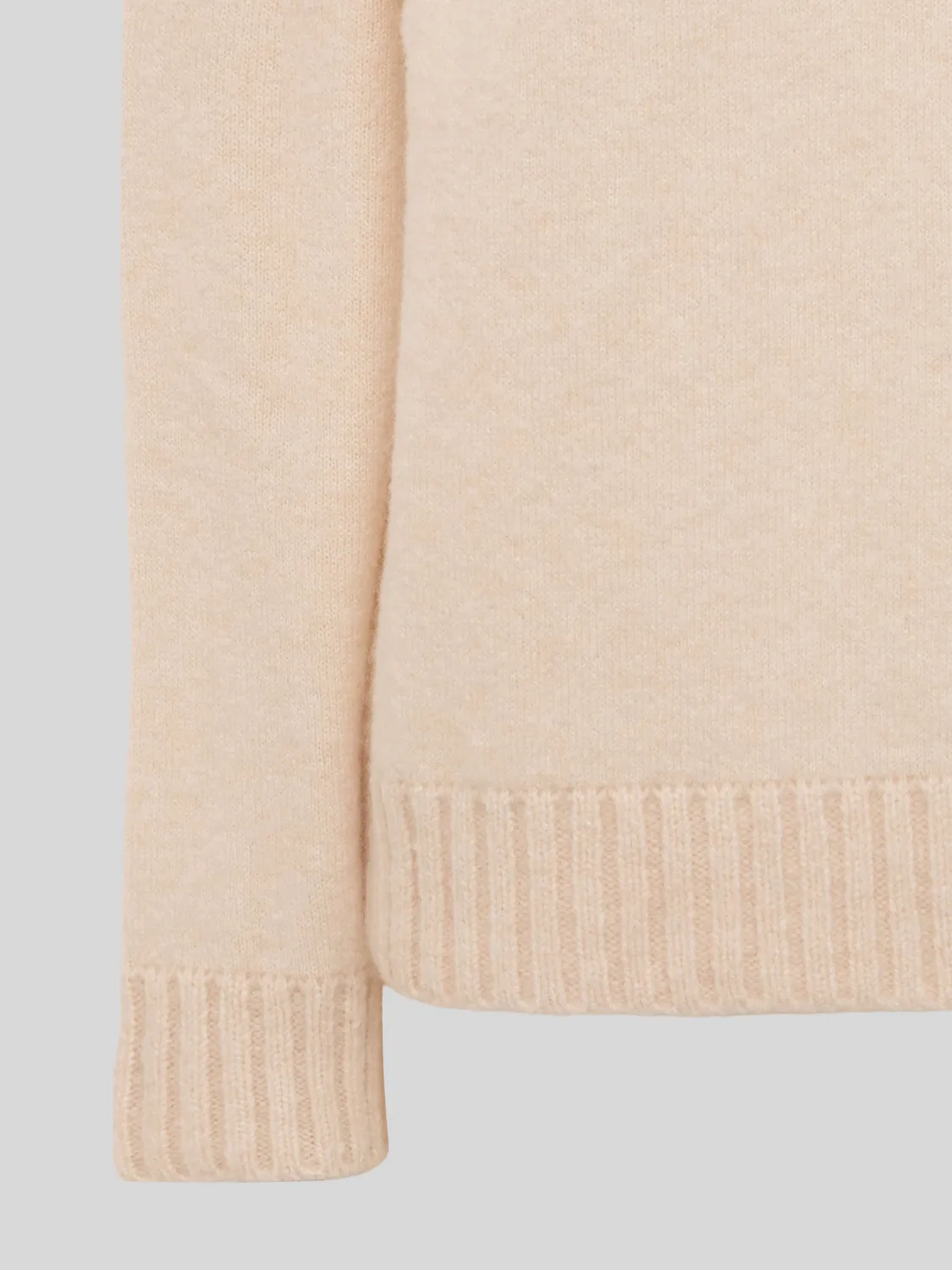 Laneus Cashmere Silk sweater cream kashmir