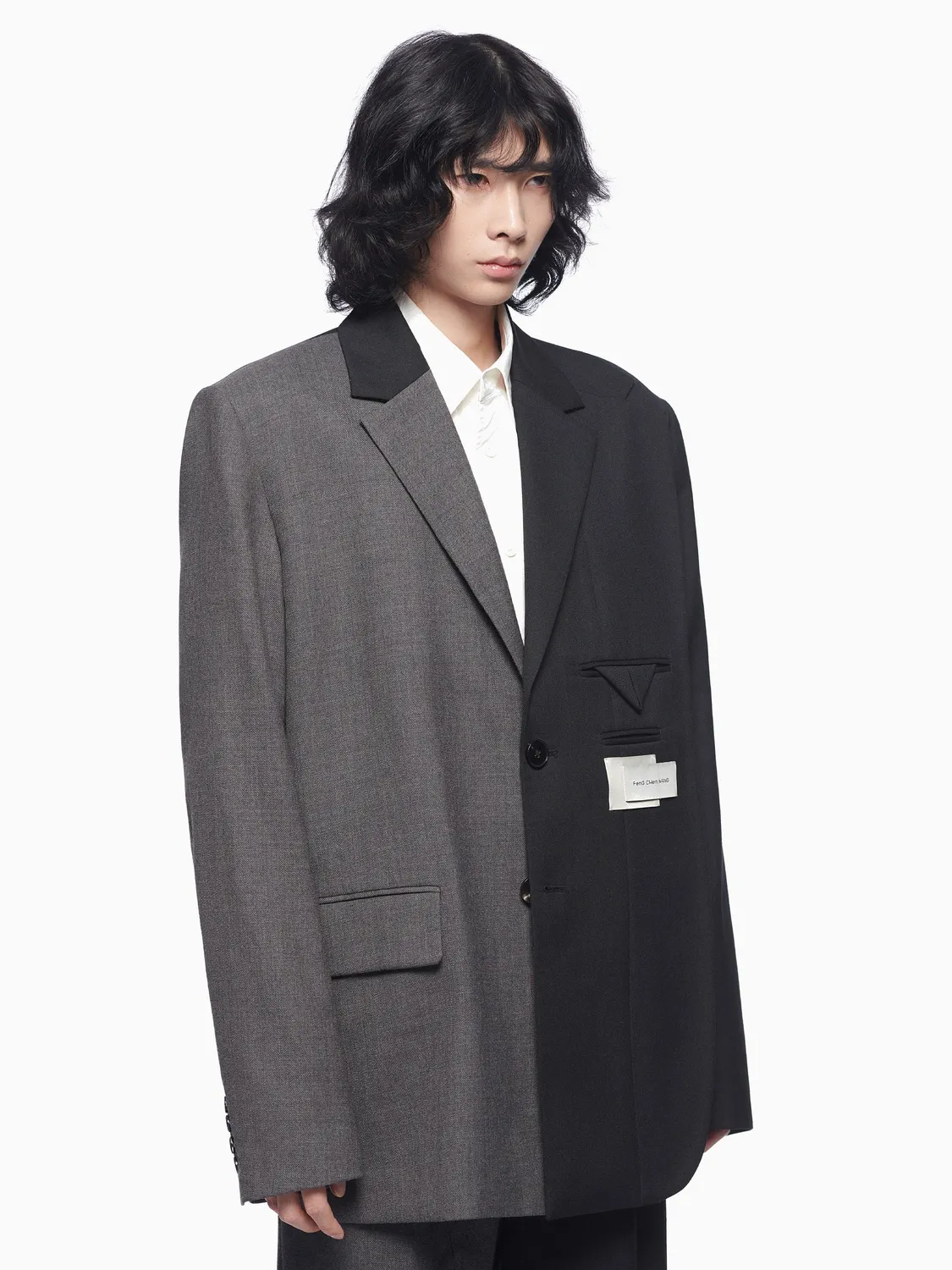 Feng Chen Wang Deconstructed Wool blazer uld