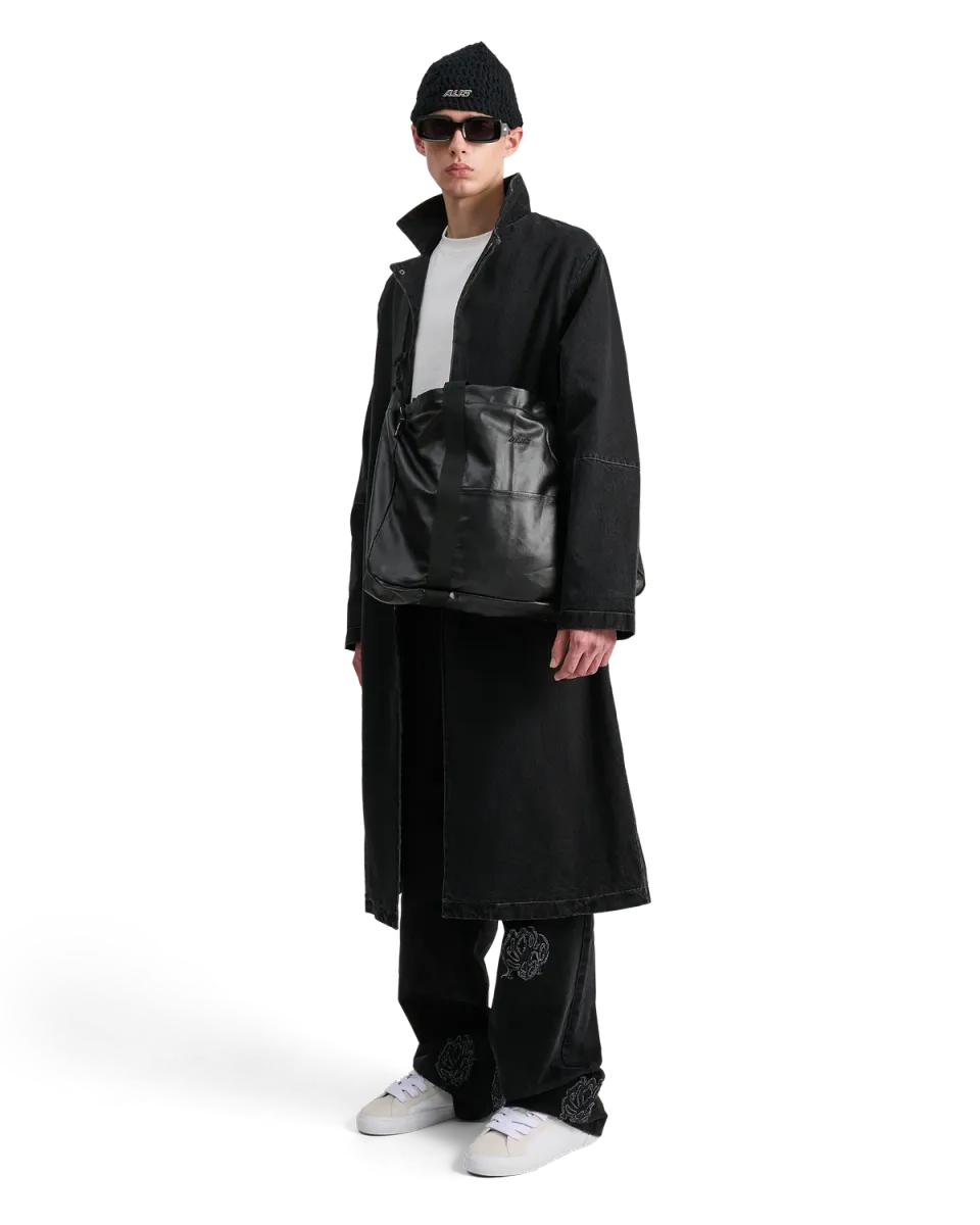 Alis Hawk weekendtaske blank sort – PU