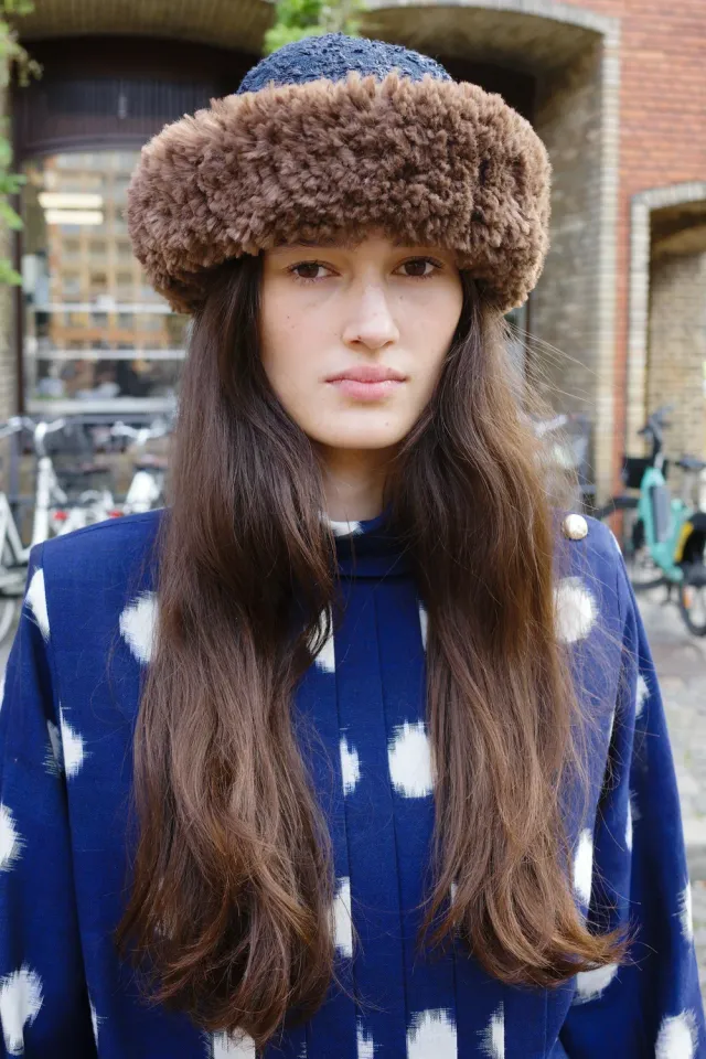 Caro Editions Garden Hat hat fake fur small