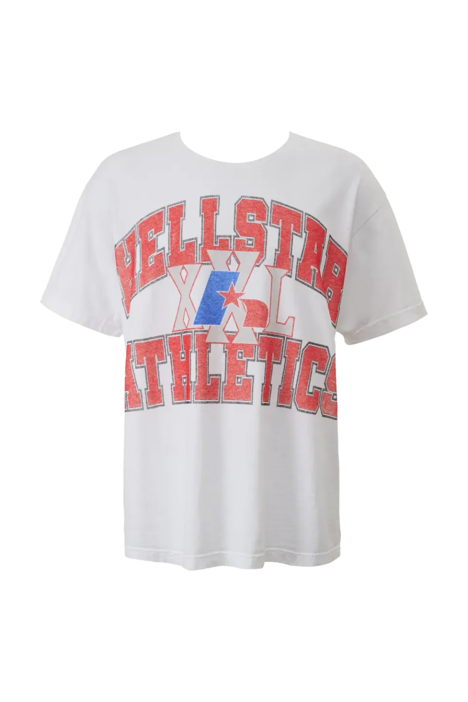 Hellstar XXL Athletics HSSPTE4 t-shirt hvid vintage