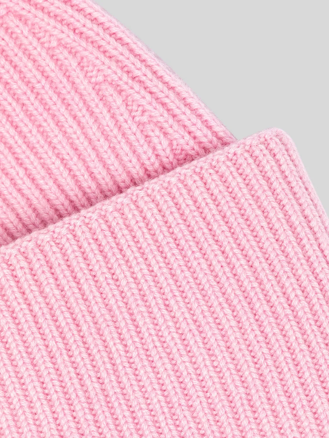 Laneus Cashmere Hue Rosa Ribstrik Unisex