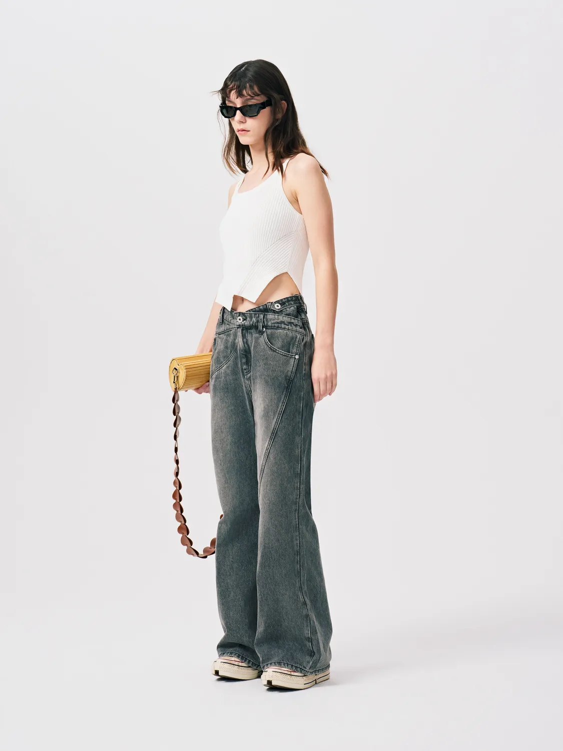 Feng Chen Wang Deconstructed strik top merinould
