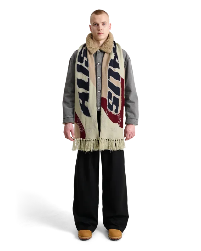 Alis Illas jacquard tørklæde camouflage