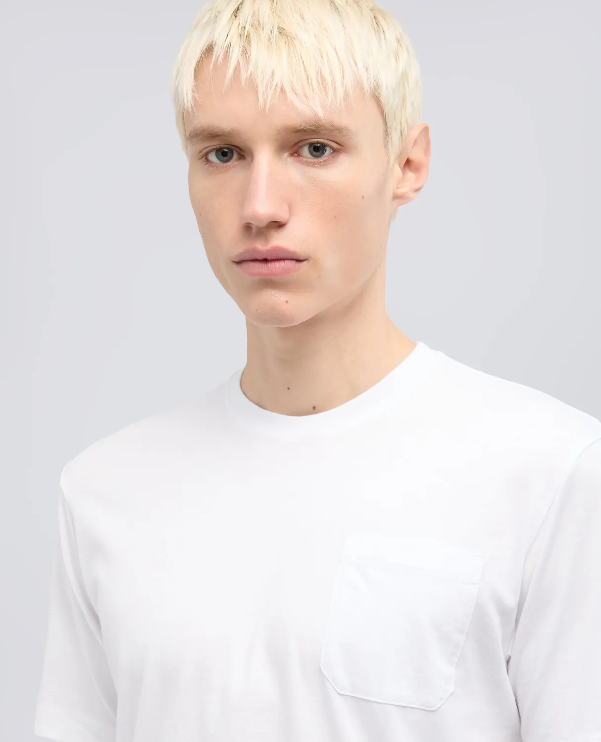 Aspesi Cotton Jersey T-shirt hvid slim fit