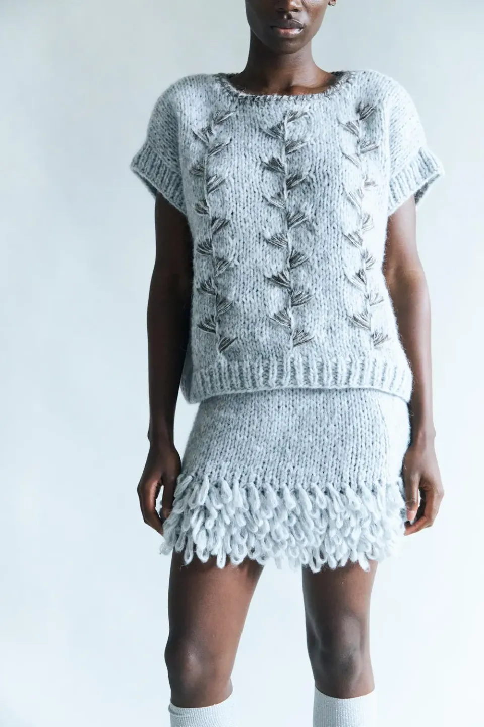 DAWNXDARE Jojo strik top 190 Cloud broderi