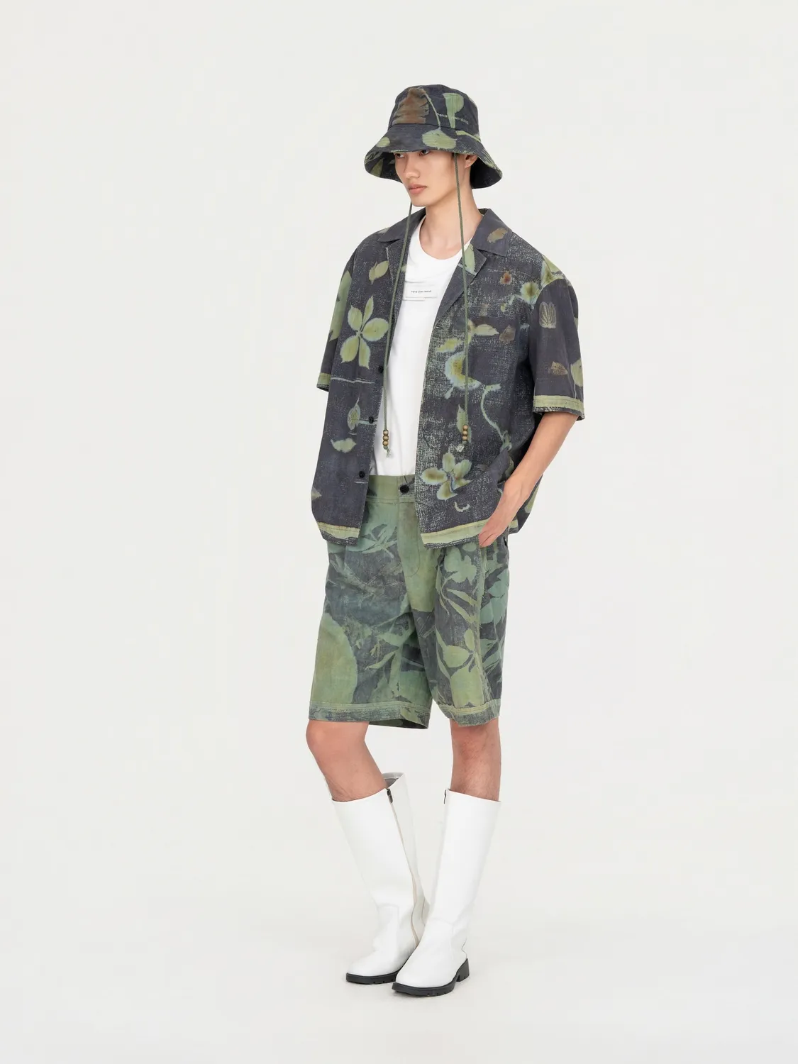 Feng Chen Wang Antique plantefarvede shorts unikke
