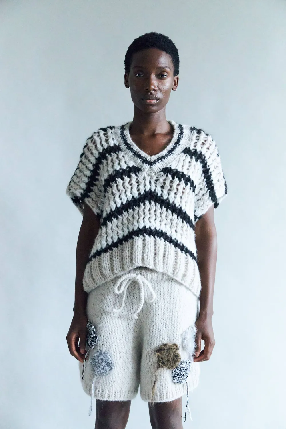 DAWNXDARE Carmen shorts 110 Kit mohairblanding