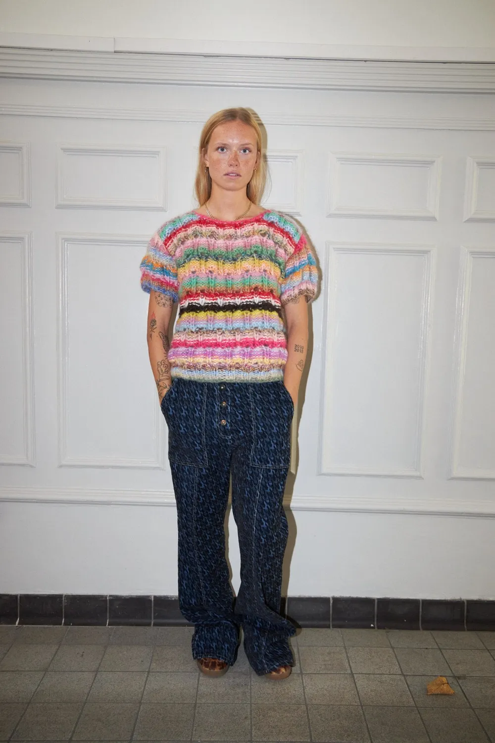 DAWNXDARE ACACIA DS pullover 900 multi kortærmet