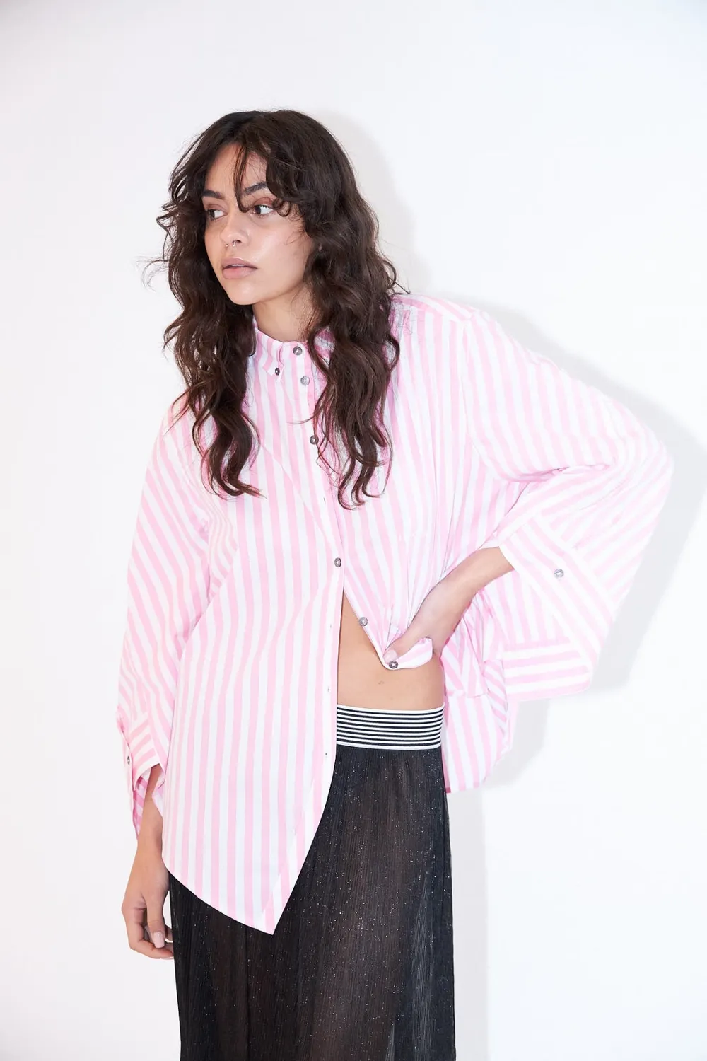 DAWNXDARE Vida skjorte 220 very pink stribet