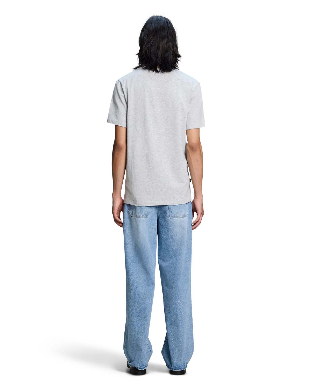 Alis Jeron Essential t-shirt grey melange bomuld