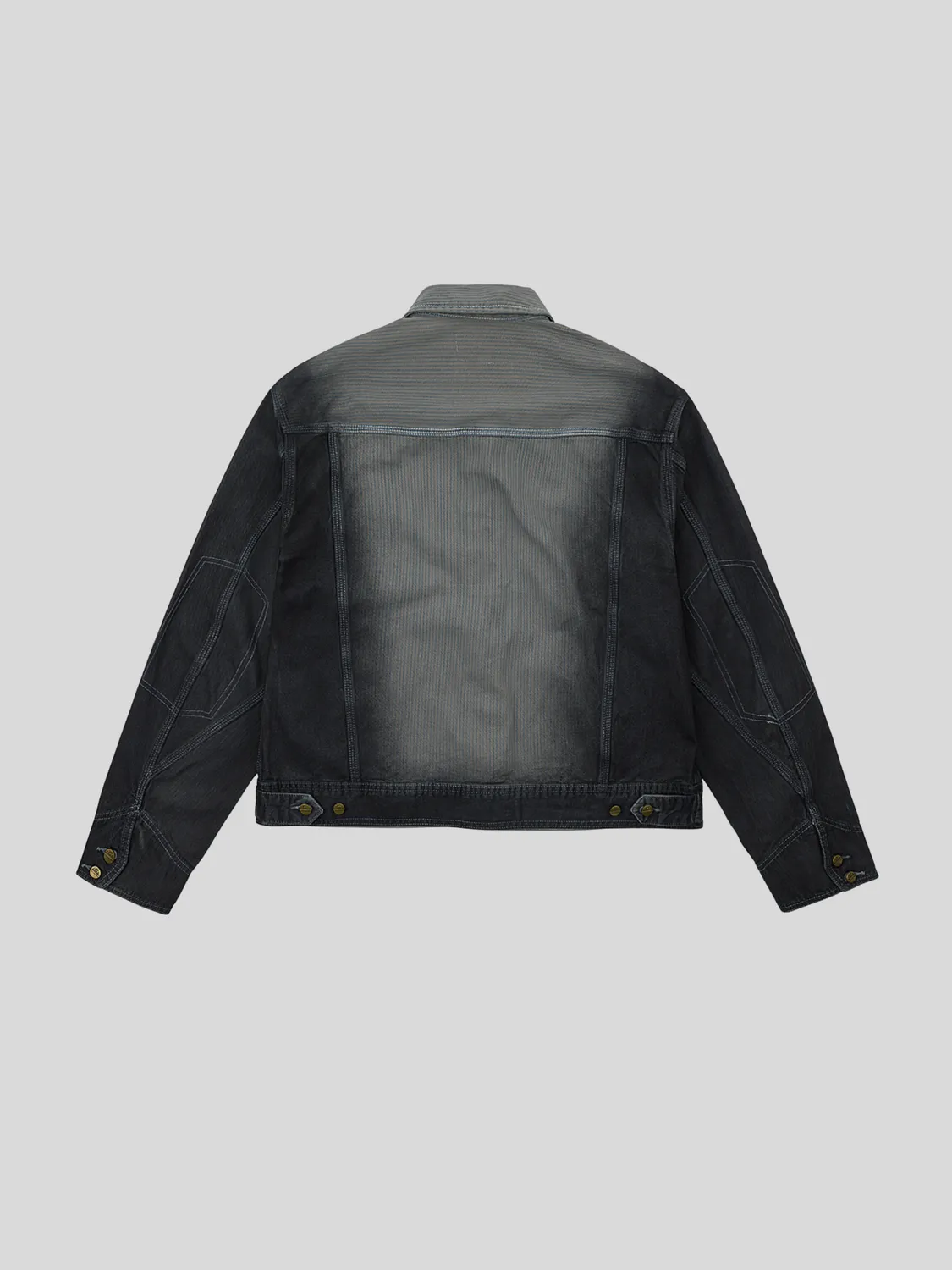 Lee x Feng Chen Wang L/S Denimjakke cropped hickory