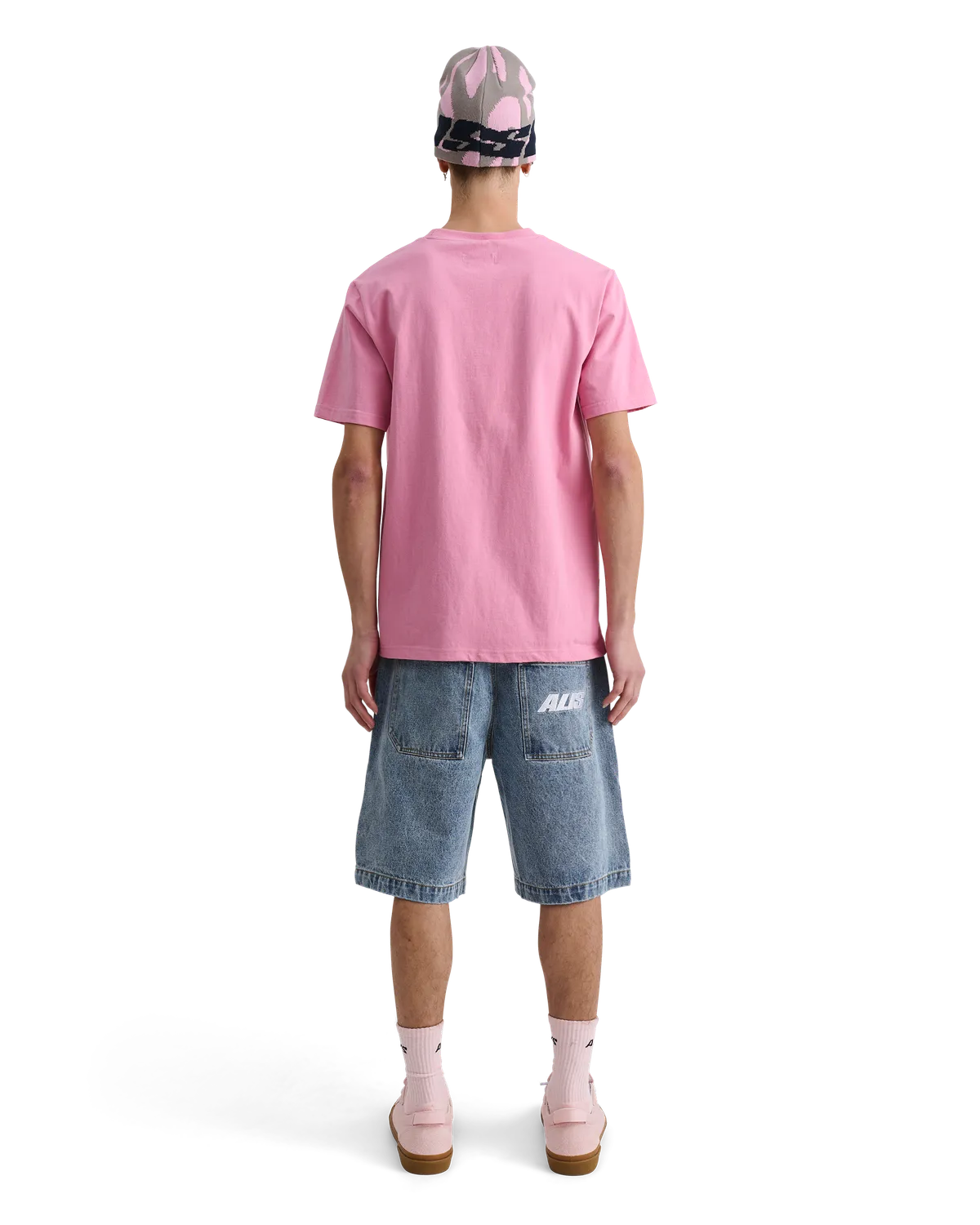 Alis Jeron t-shirt Solid Pink cropped
