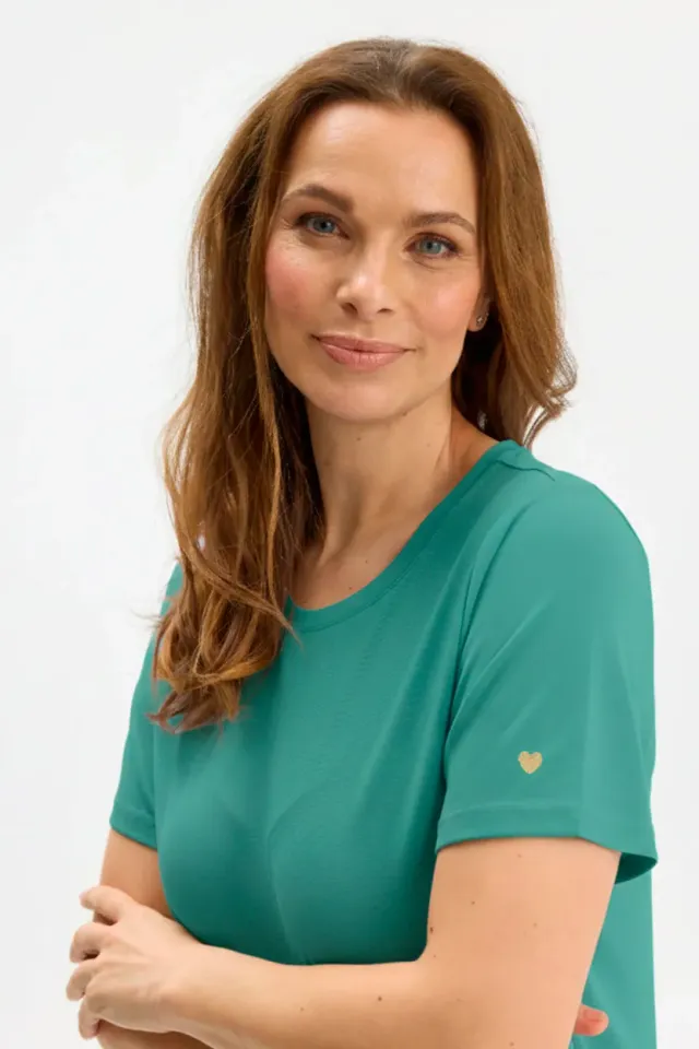 IN FRONT Nina t-shirt med rund hals
