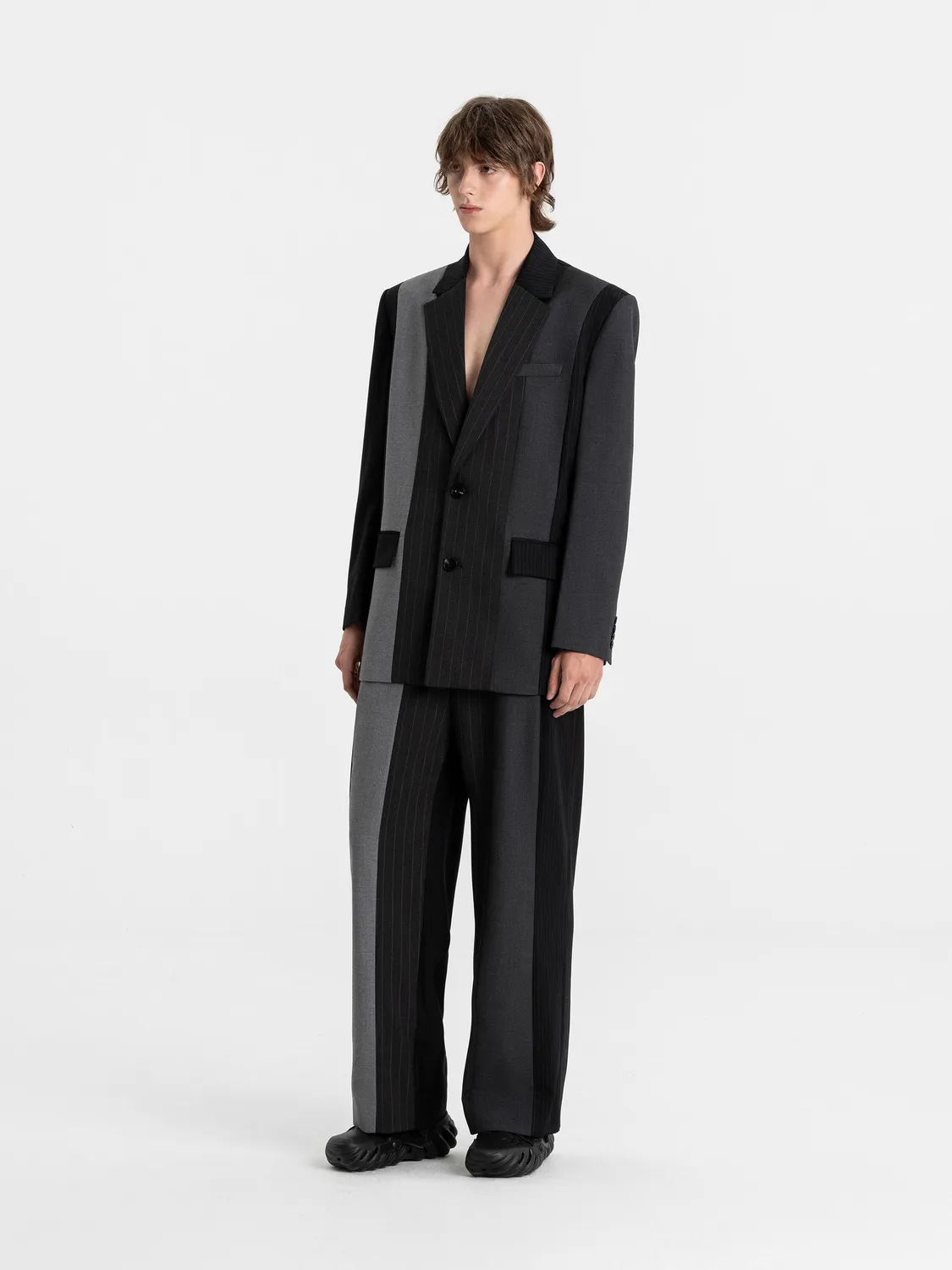 Feng Chen Wang Multi Panelled blazer jakke panel