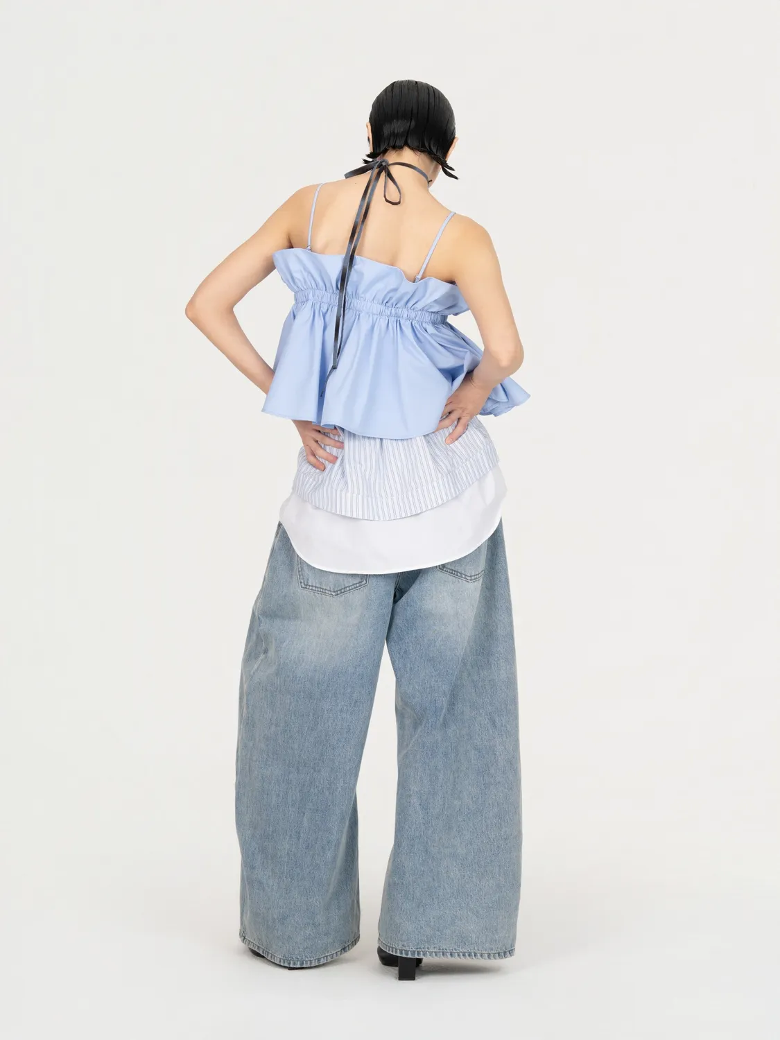 Feng Chen Wang Ruffle Camisole stroptop flæse OS