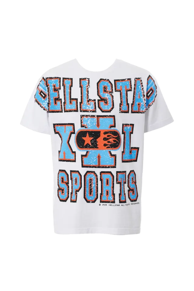 Hellstar Sports HS Sport T-shirt hvid oversized