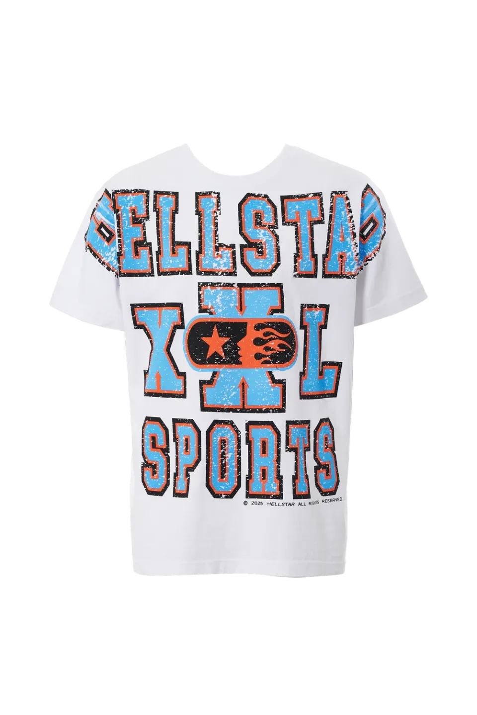 Hellstar Sports HS Sport T-shirt hvid oversized