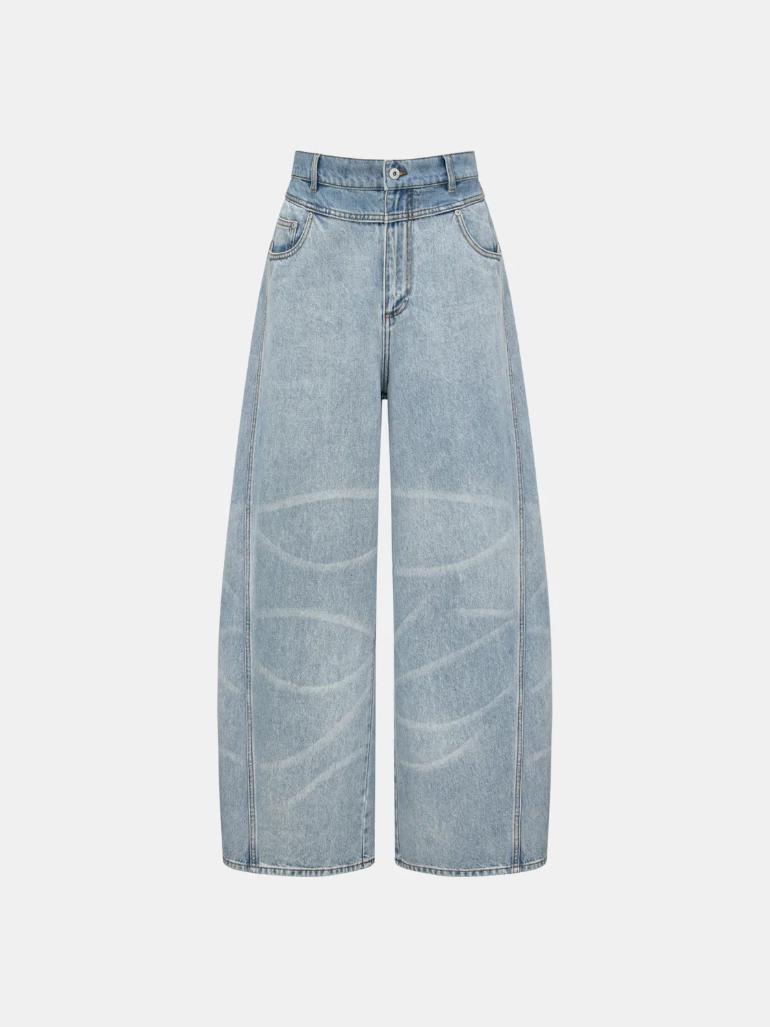 Feng Chen Wang Wide Leg Denim bukser denim vide