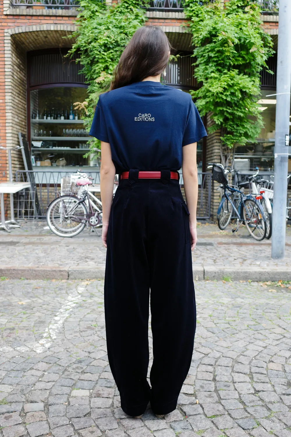 Caro Editions Beatrice bukser Navy Corduroy bomuld