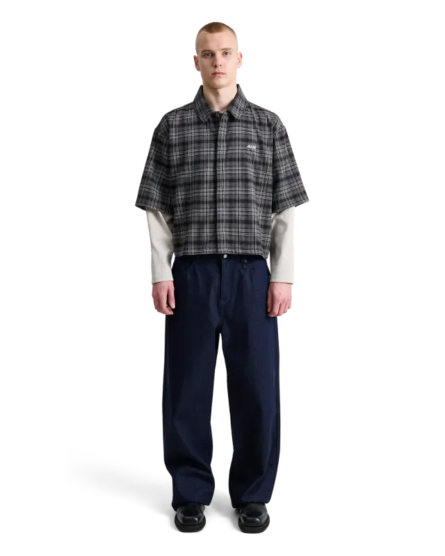 Alis Tody skjorte Grey Black Tartan dobbeltlag