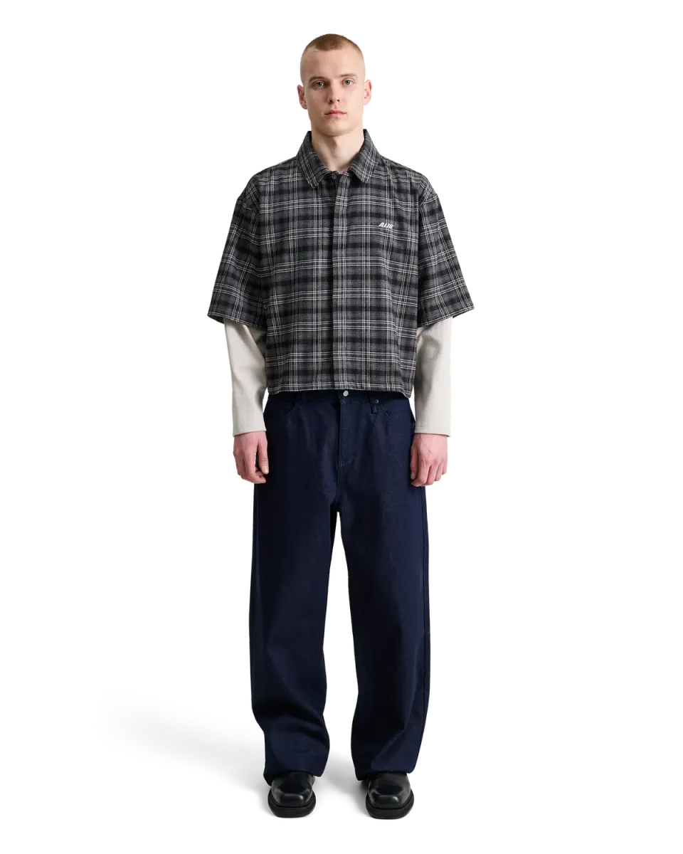 Alis Tody skjorte Grey Black Tartan dobbeltlag