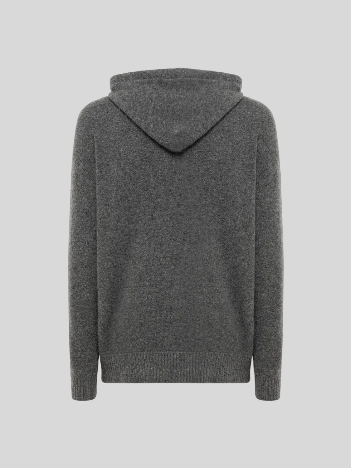 Laneus hoodie cashmere silke grey/grey let