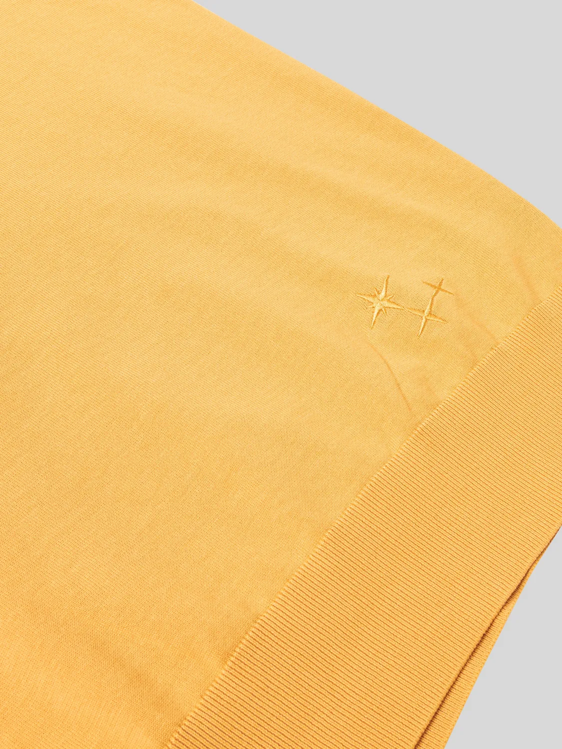 Laneus Knitted Polo poloshirt safran bomuld