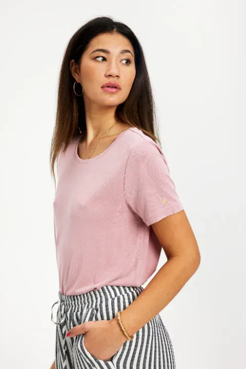 IN FRONT Nina t-shirt rund hals modal