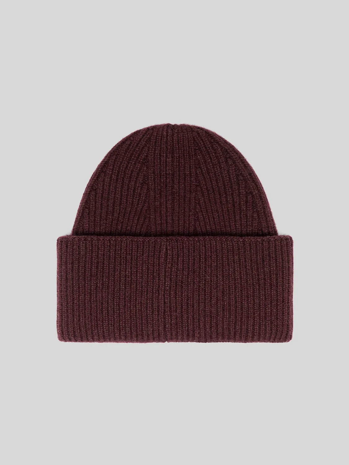 Laneus Cashmere hue fig ribstrik