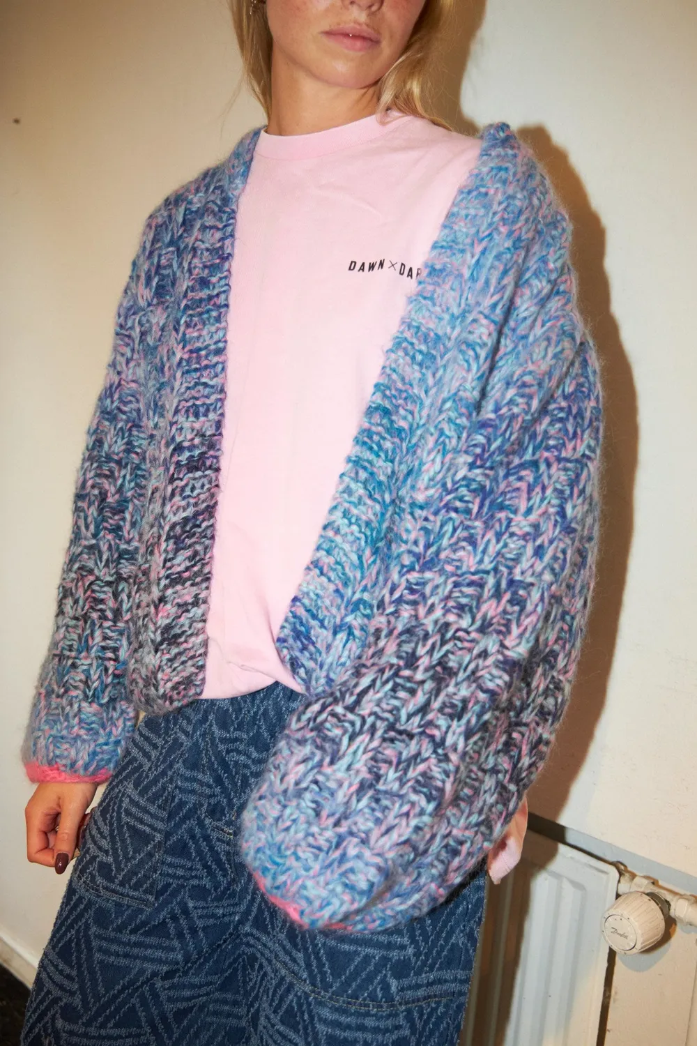 DAWNXDARE ARIEL cardigan 860 fuchsia alpaka