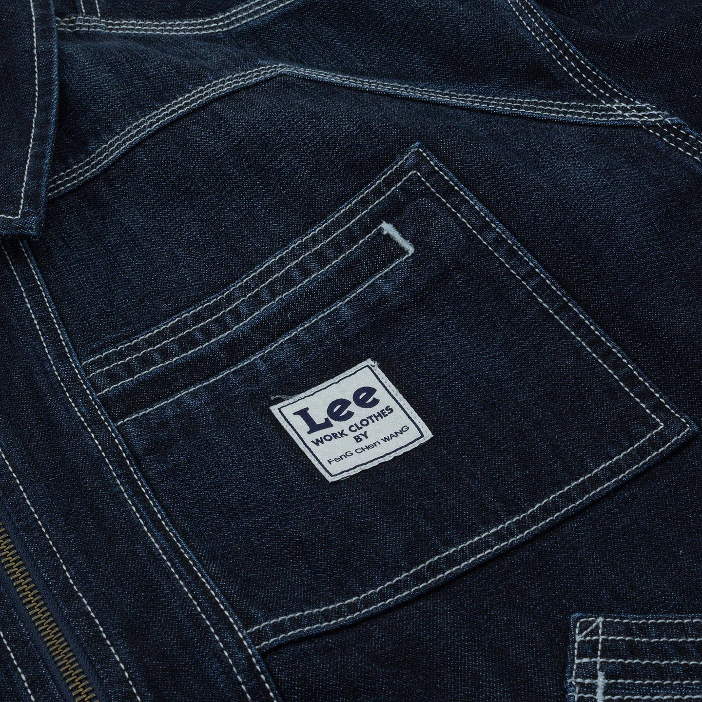 Lee x Feng Chen Wang workwear denimjakke herre